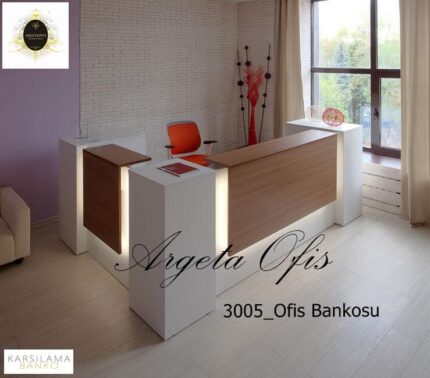 3005 Sekreter Bankosu (5)| Ofis Sekreter Bankosu - Sekreter Karşılama Bankoları - Sekreterya Bankoları