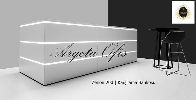 Zenon-200 Sekreter Bankosu (4)| Ofis Sekreter Bankosu - Sekreter Karşılama Bankoları - Sekreterya Bankoları